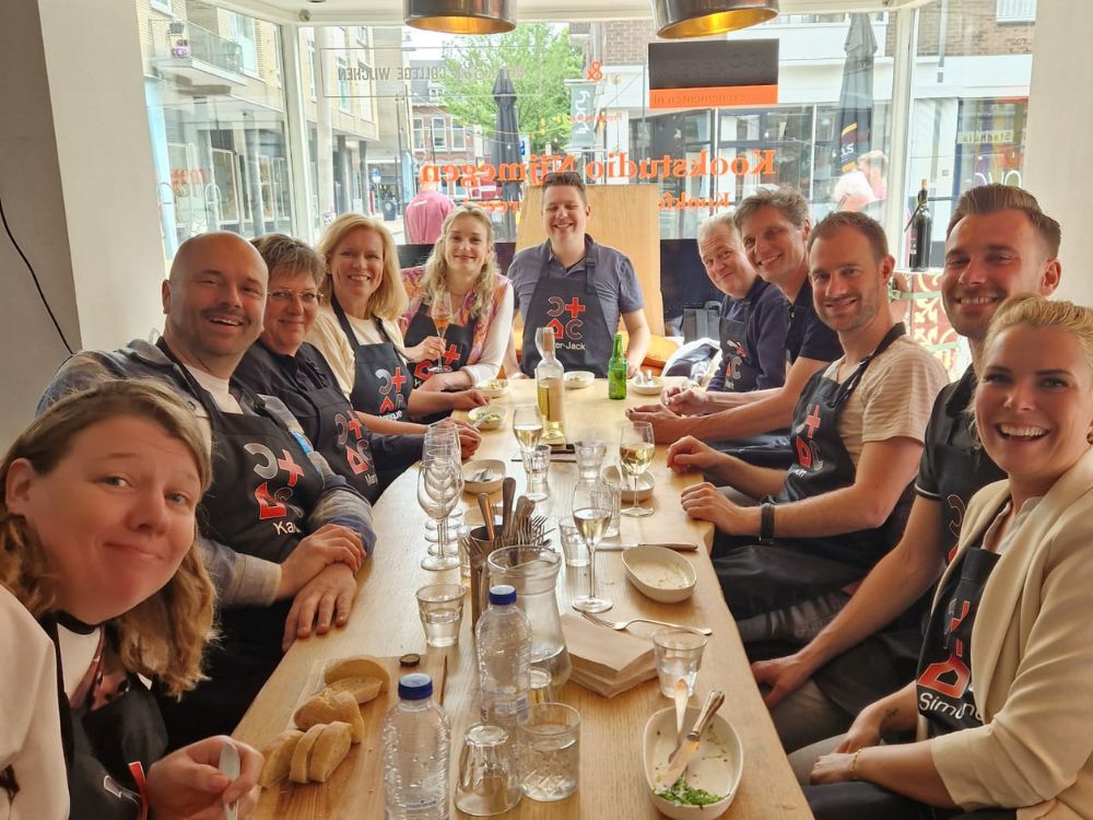 gezellige etentjes met c+c collega's