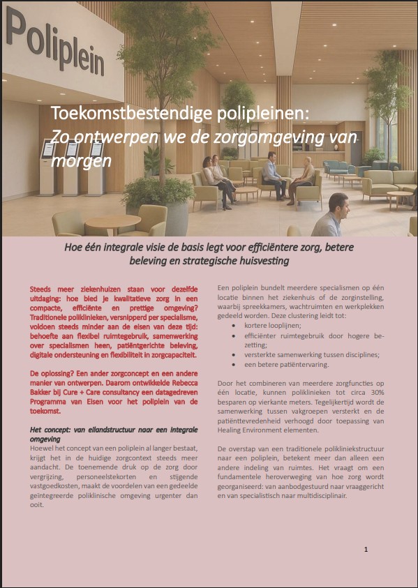 onderzoek naar polikliniek van de toekomst